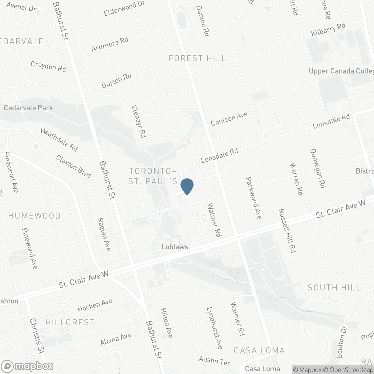 1803 - 91 MONTCLAIR AVENUE, Toronto, Ontario M5P 0B1